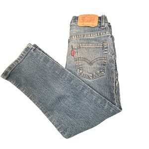 Levi's 514 Straight Leg Boy's Jeans Size 6 Blue Denim Pre-owned 5 to 6 years